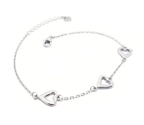 Przejdź do produktu Bransoletka Srebrna - Serce