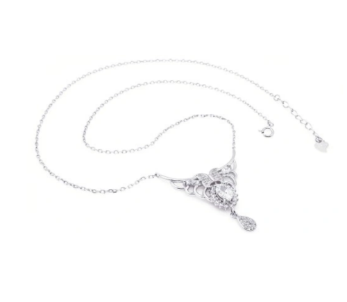 Przejdź do produktu Srebrny Naszyjnik - Motyl 