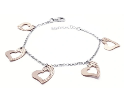 Przejdź do produktu Bransoletka Srebrna - Serce