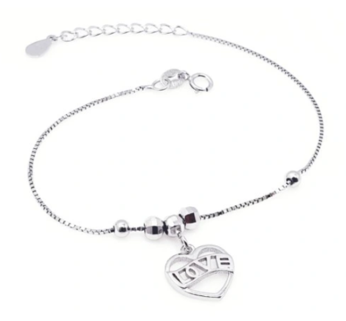 Przejdź do produktu Bransoletka Srebrna - Love