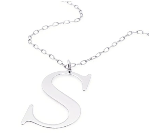 Przejdź do produktu Srebrny Naszyjnik - Litera S