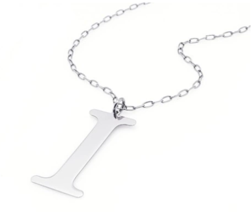Przejdź do produktu Srebrny Naszyjnik - Litera I