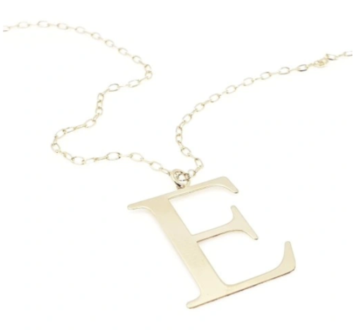 Przejdź do produktu Srebrny Naszyjnik - Litera E