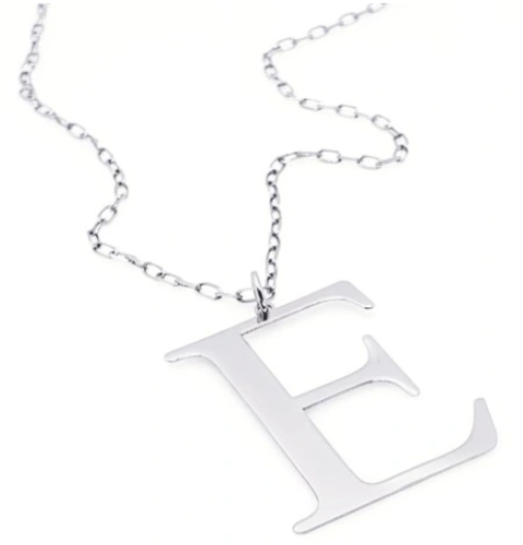 Przejdź do produktu Srebrny Naszyjnik - Litera E