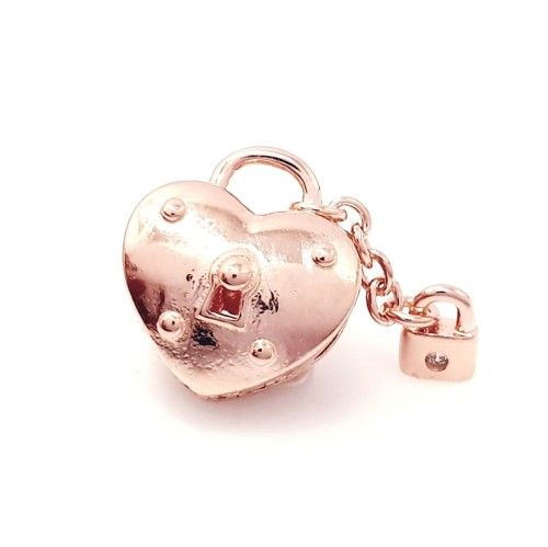 Przejdź do produktu Charms do Bransoletki Modułowej - Serce - Kłódka