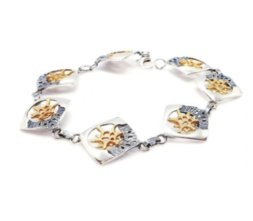 Przejdź do produktu Bransoletka Srebrna - Kwadrat