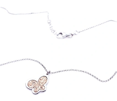 Przejdź do produktu Srebrny Naszyjnik - Motyl