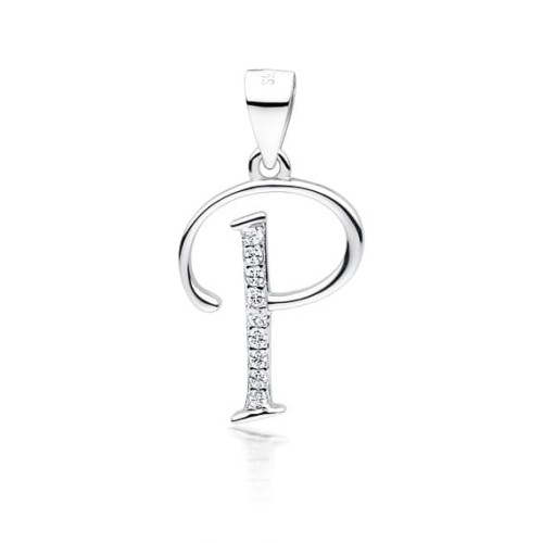 Przejdź do produktu Zawieszka Srebrna - Literka P
