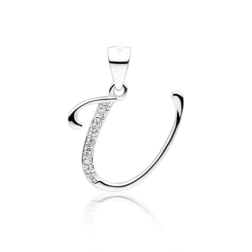 Przejdź do produktu Zawieszka Srebrna - Literka U