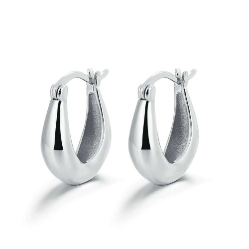 Przejdź do produktu Srebrne Kolczyki - Owal