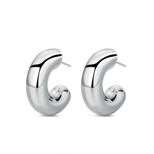 Przejdź do produktu Srebrne Kolczyki - Półkola