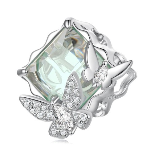 Przejdź do produktu Charms do Bransoletki Modułowej -Kryształ - Motyl