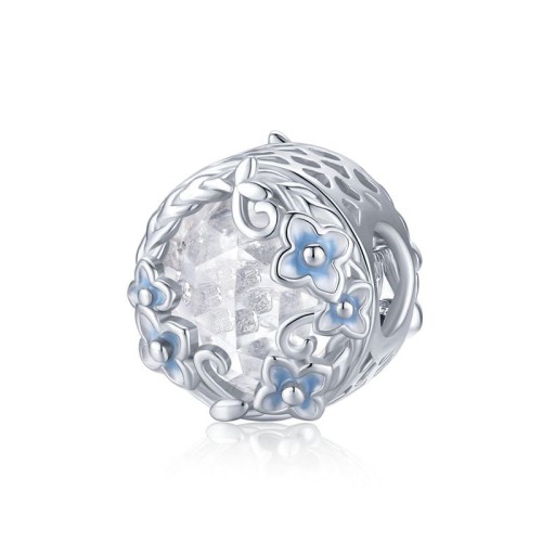 Przejdź do produktu Charms do Bransoletki Modułowej - Kryształ - Kwiaty