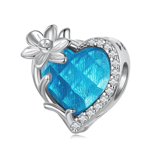 Przejdź do produktu Charms do Bransoletki Modułowej - Serce - Kwiat