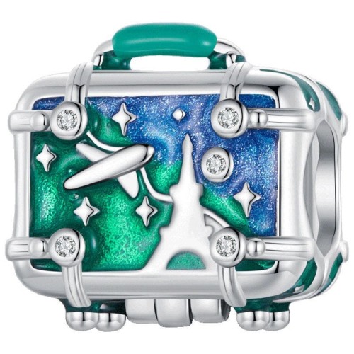 Przejdź do produktu Charms do Bransoletki Modułowej - Walizka - Podróże