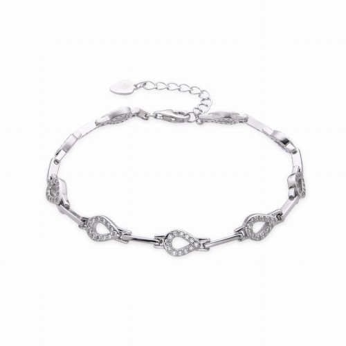 Przejdź do produktu Srebrna Bransoletka - Klasyczna - Łezka