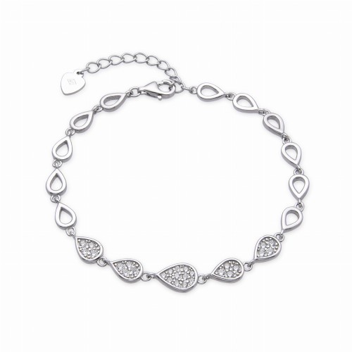 Przejdź do produktu Srebrna Bransoletka - Klasyczna - Łezka