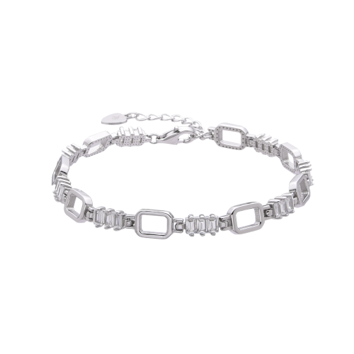 Przejdź do produktu Srebrna Bransoletka - Klasyczna - Kwadrat
