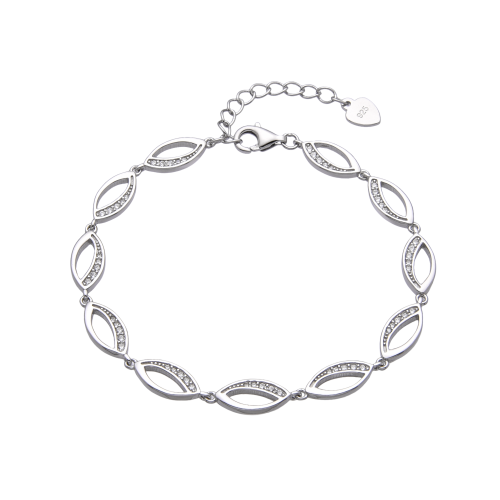 Przejdź do produktu Srebrna Bransoletka - Klasyczna - Łezka