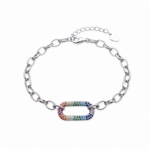 Przejdź do produktu Srebrna Bransoletka - Klasyczna - Owal