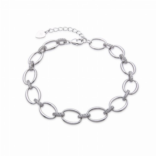 Przejdź do produktu Srebrna Bransoletka - Klasyczna - Owal 