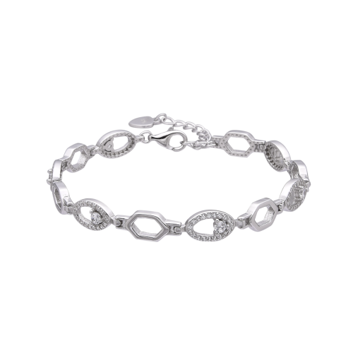 Przejdź do produktu Srebrna Bransoletka - Klasyczna - Owal 