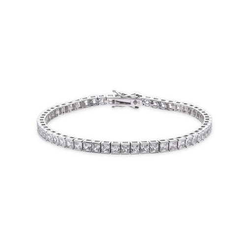 Przejdź do produktu Srebrna Bransoletka - Tenisówka - Cyrkonia