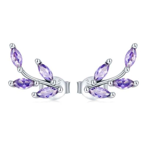 Przejdź do produktu Kolczyki Srebrne - Listki