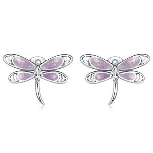 Przejdź do produktu Kolczyki Srebrne - Ważka