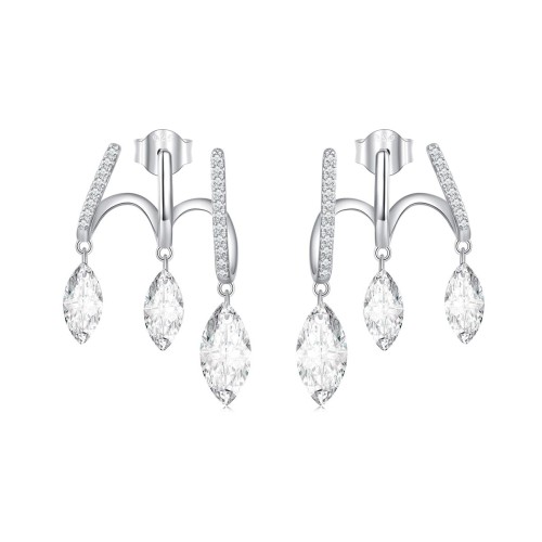 Przejdź do produktu Kolczyki Srebrne - Klasyczne - Cyrkonia