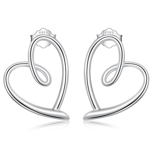 Przejdź do produktu Kolczyki Srebrne - Serce