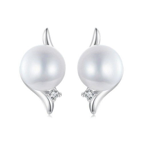 Przejdź do produktu Kolczyki Srebrne - Klasyczne - Perła