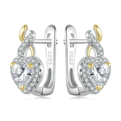 Przejdź do produktu Kolczyki Srebrne - Serce 