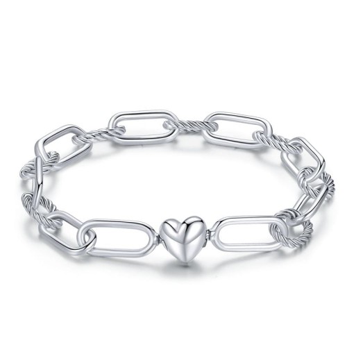 Przejdź do produktu Bransoletka Srebrna - Serce 
