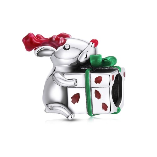 Przejdź do produktu Charms do Bransoletki Modułowej - Renifer  -Prezent - Boże Narodzenie 