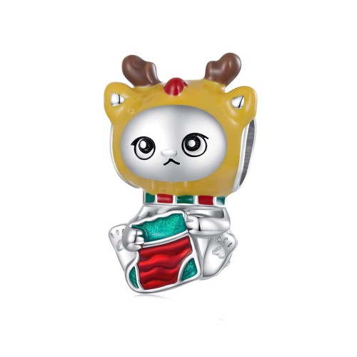 Przejdź do produktu Charms do Bransoletki Modułowej - Renifer -  Boże Narodzenie 