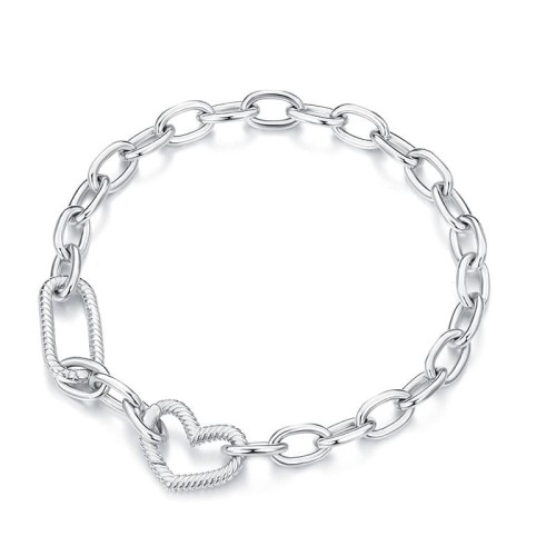 Przejdź do produktu Bransoletka Srebrna - Serce 