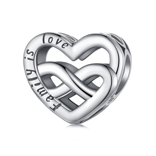 Przejdź do produktu Charms do Bransoletki Modułowej - Serce - Family
