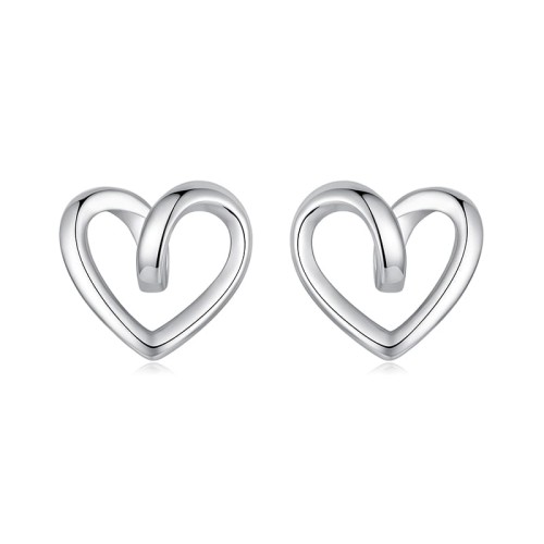 Przejdź do produktu Kolczyki Srebrne - Serce