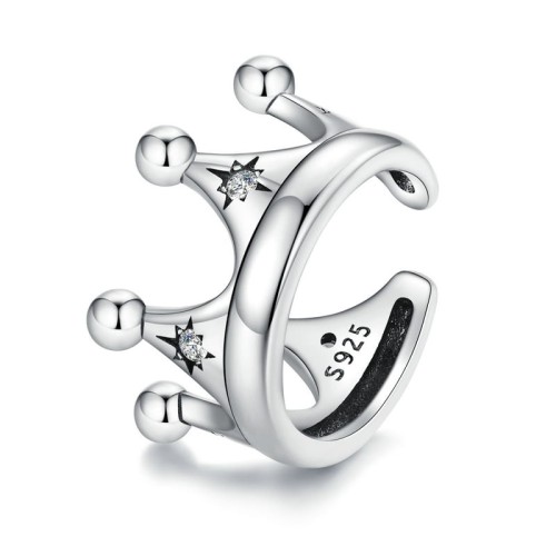 Przejdź do produktu Kolczyki Srebrne - Nausznice - Korona 