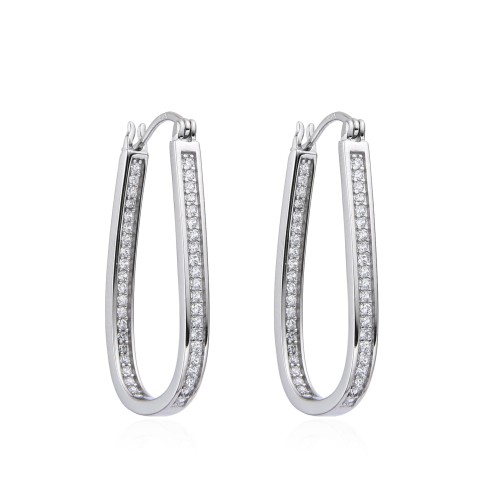 Przejdź do produktu Kolczyki Srebrne - Owal