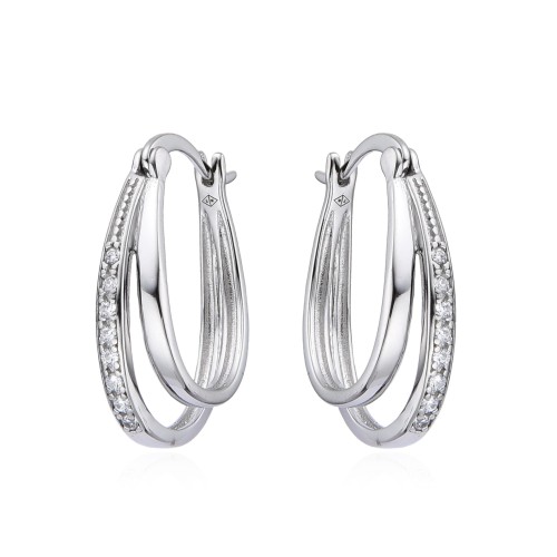 Przejdź do produktu Kolczyki Srebrne - Owal