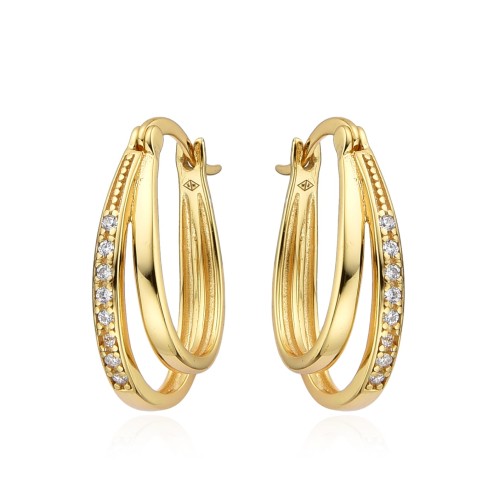 Przejdź do produktu Kolczyki Srebrne - Owal 