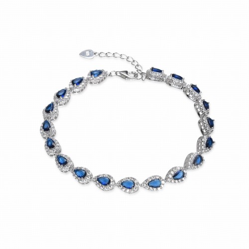 Przejdź do produktu Srebrna Bransoletka - Klasyczna - Łezka