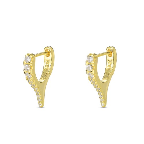 Przejdź do produktu Srebrne Kolczyki - Trójkąt