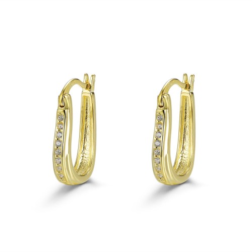 Przejdź do produktu Srebrne Kolczyki - Klasyczne Owal