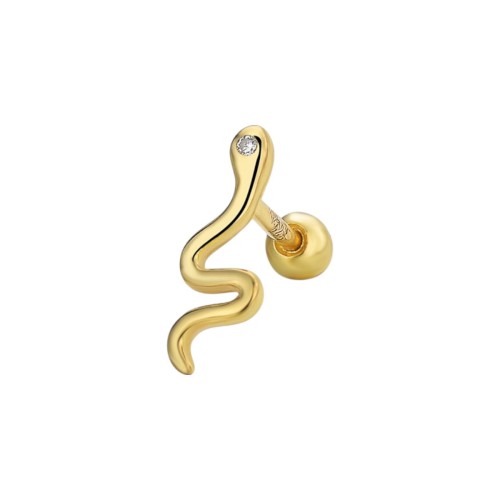 Przejdź do produktu Kolczyki Srebrne - Piercing  Helix  Wąż