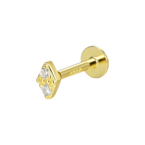 Przejdź do produktu Kolczyki Srebrne - Piercing  Helix Romb