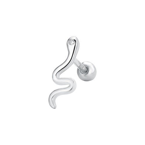 Przejdź do produktu Kolczyki Srebrne - Piercing  Helix  Wąż