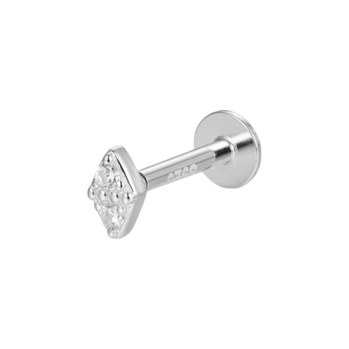 Przejdź do produktu Kolczyki Srebrne - Piercing  Helix Romb